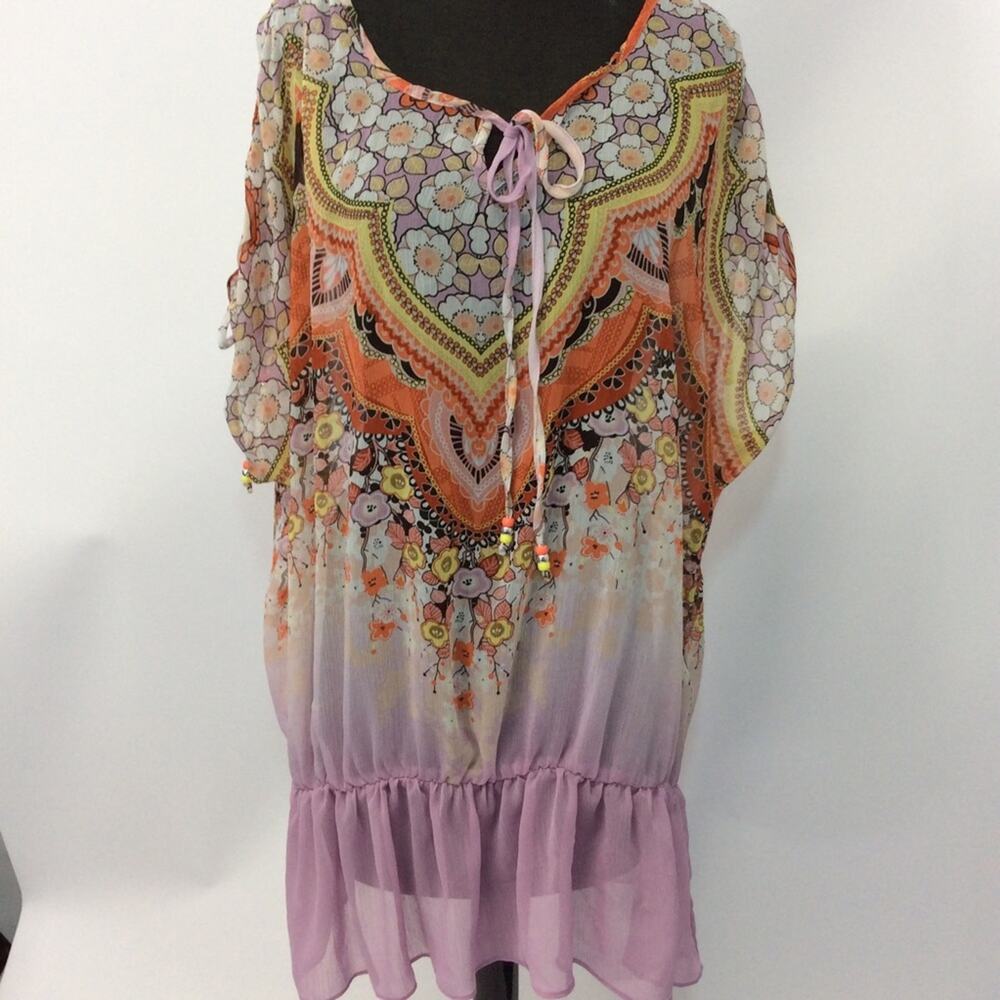 Evolution by JMS Top 1X Lilac Multi Tie Sleeves